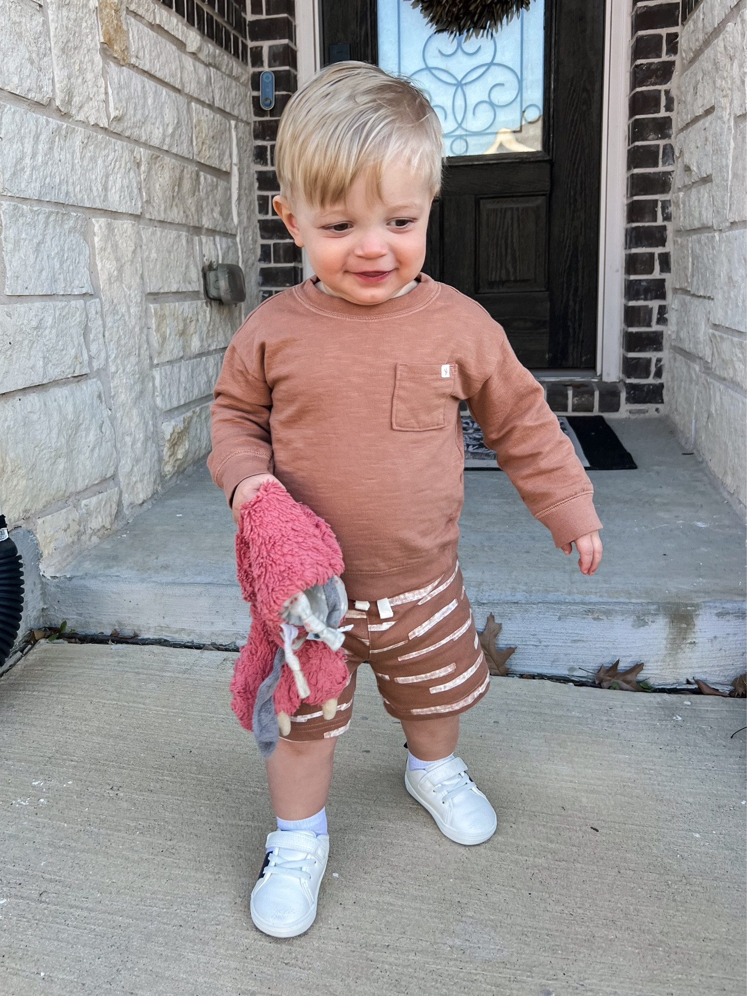 The perfect outfit for our Texas weather today! Not too hot and not too cold! Toddler outfit, carters, baby outfit 

#LTKkids #LTKbaby