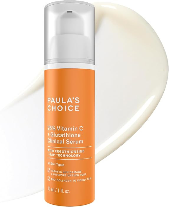 Paula\u2019s Choice 25% Vitamin C Serum with Glutathione & Antioxidants, Face Serum Improves Disc... | Amazon (US)
