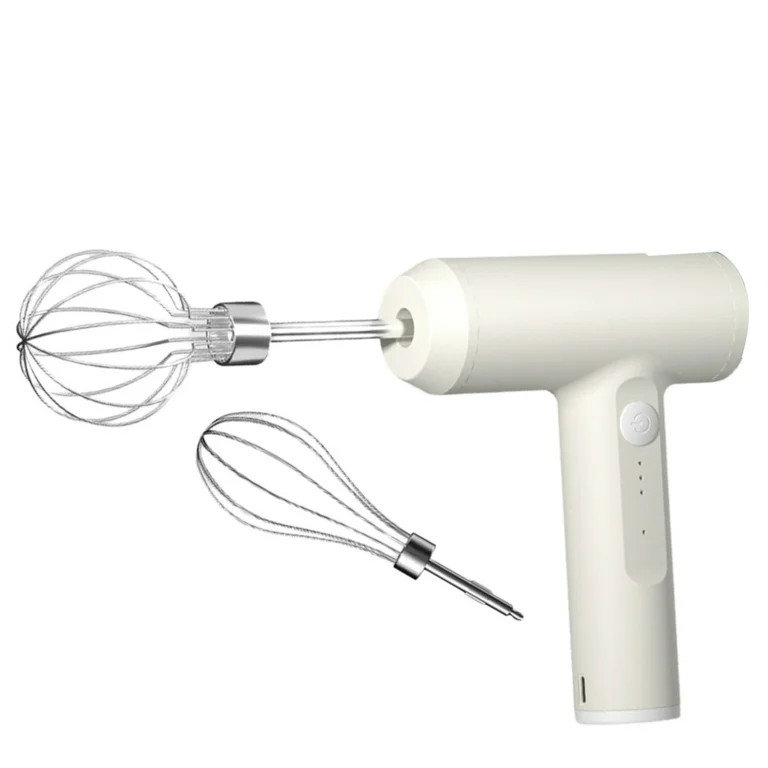 Electric Hand Mixer Wireless Whisk Portable Handheld Electric Mixer Milk Frother  White | Walmart (US)