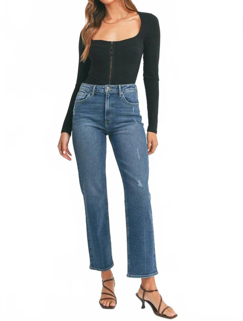 Everything Straight Jeans In Dark Denim | Shop Simon