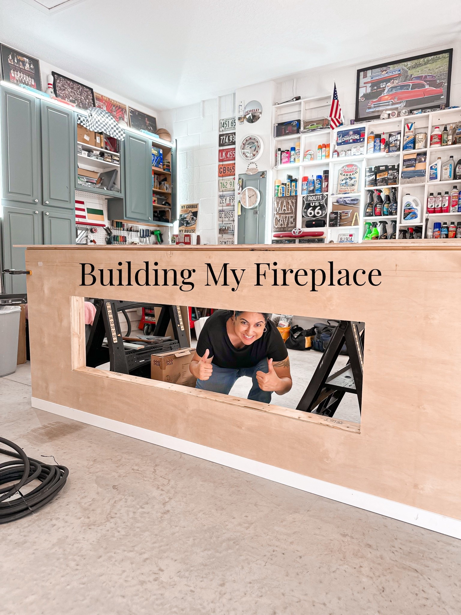 Follow along to see how the fireplace turns out. #homedepot #fireplace

#LTKdayinmylife #LTKvlog #LTKSpringSale