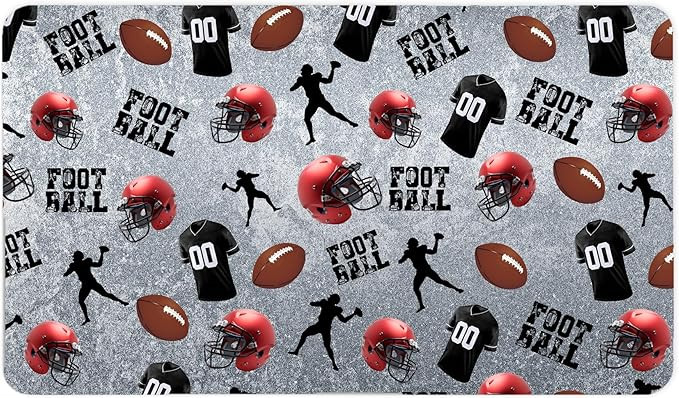 Gilbins Super Soft and Comfy Floor Mat Bunk Camp Floor Mats Sport Balls Sky (Foot Ball) | Amazon (US)