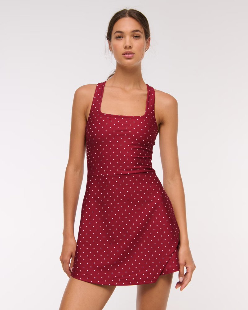 YPB sculptLUX Cross-Back Mini Dress | Abercrombie & Fitch (US)