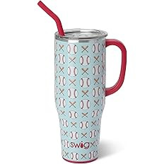 Swig Life 40oz Mega Mug, 40 oz Tumbler with Handle and Straw, Cup Holder Friendly, Dishwasher Saf... | Amazon (US)