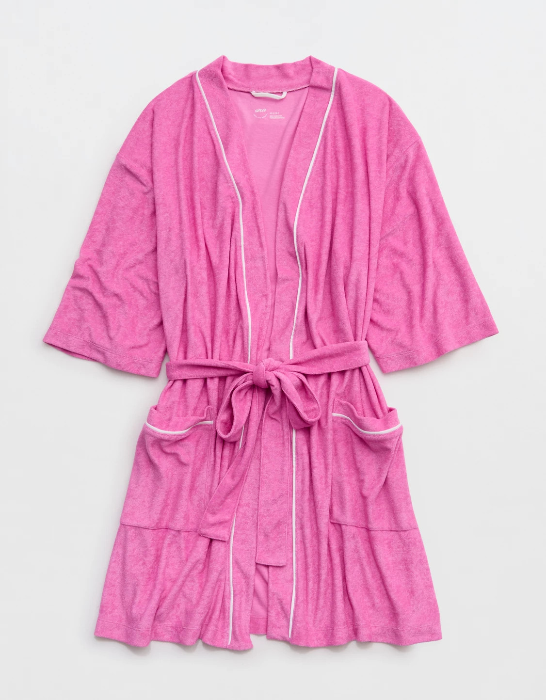 Aerie Real Hot Terry Piping Robe | Aerie