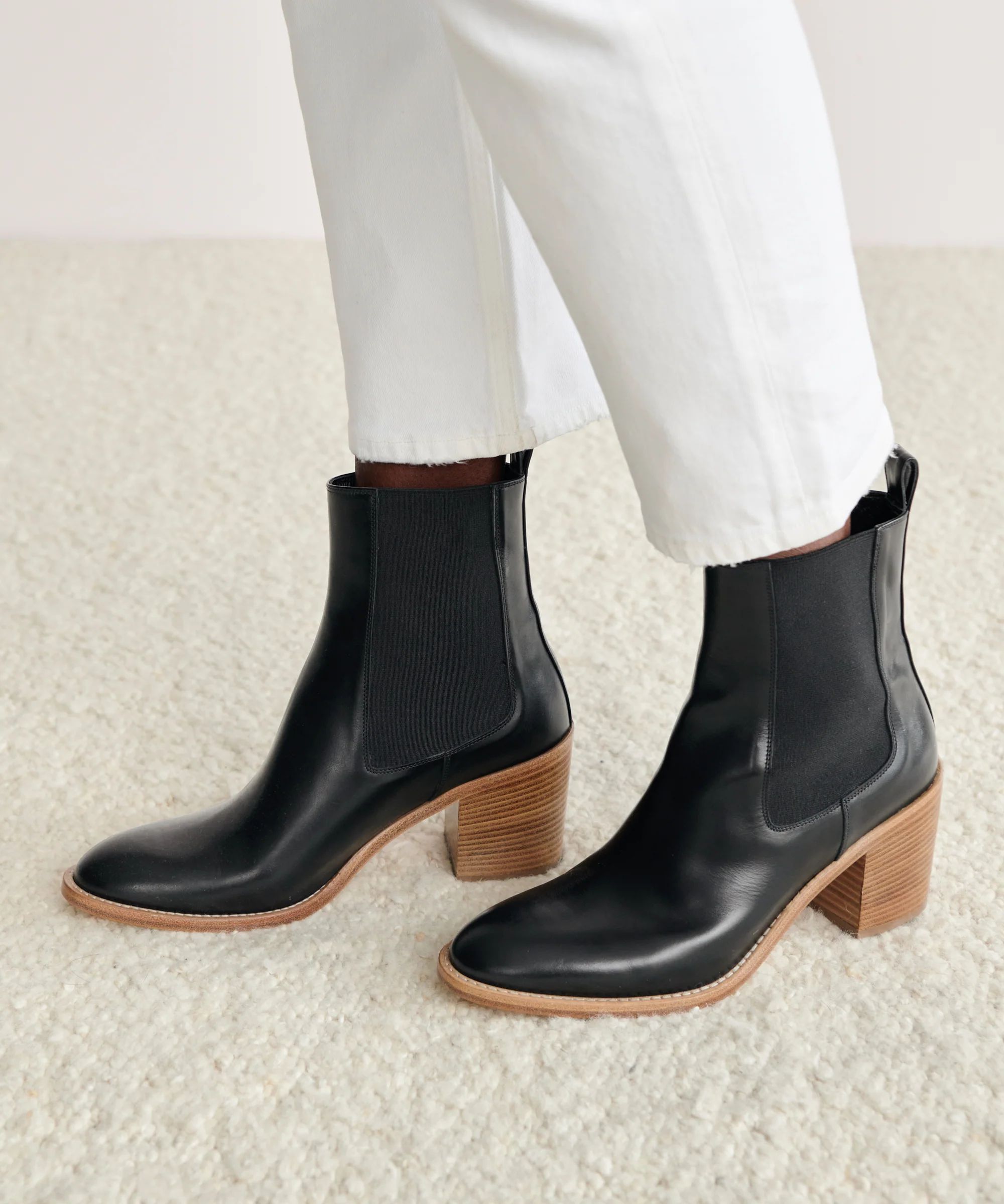 Leather Frankie Chelsea Boot | Jenni Kayne