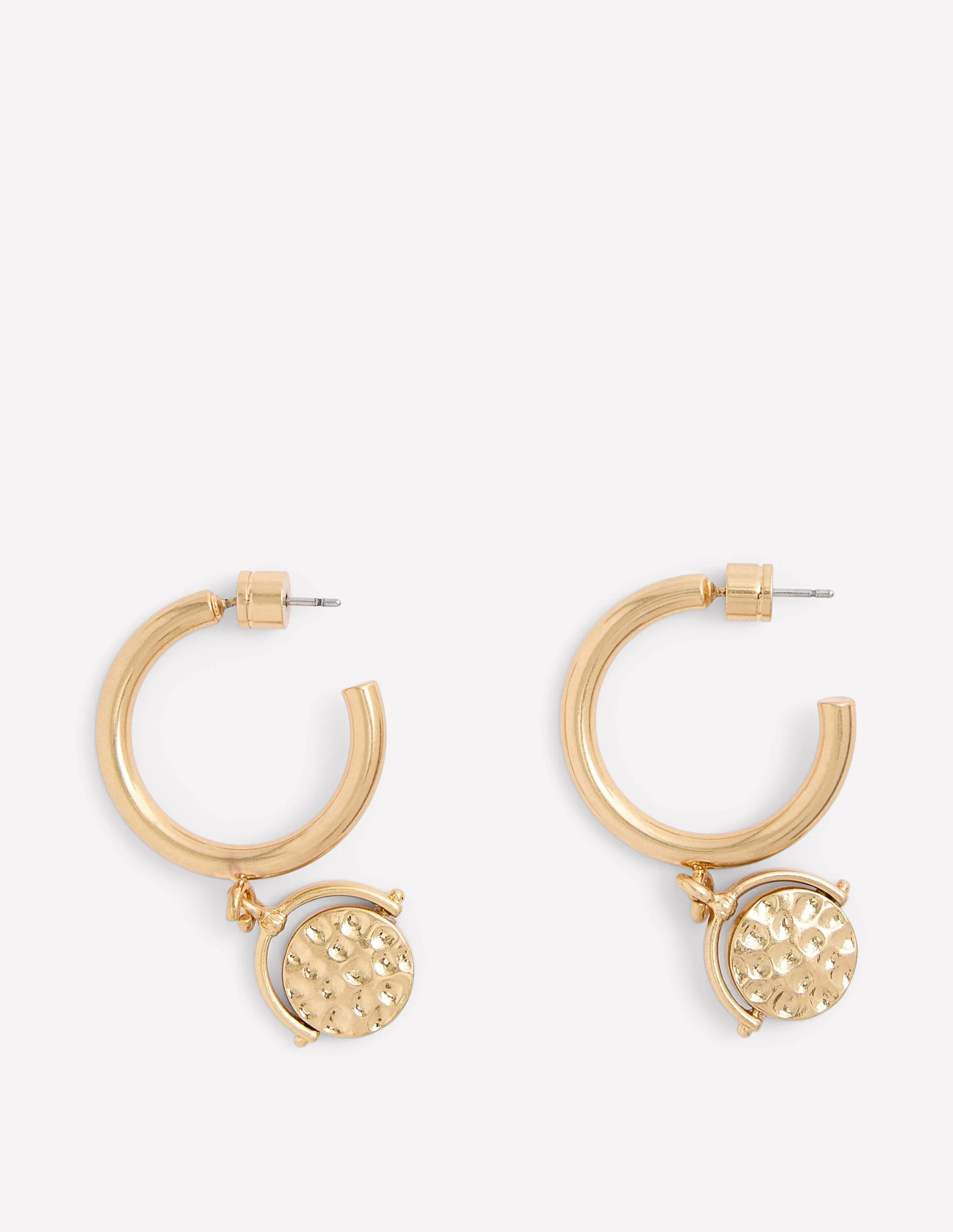 Spinner Disc Hoops-Gold Colour | Boden (US)