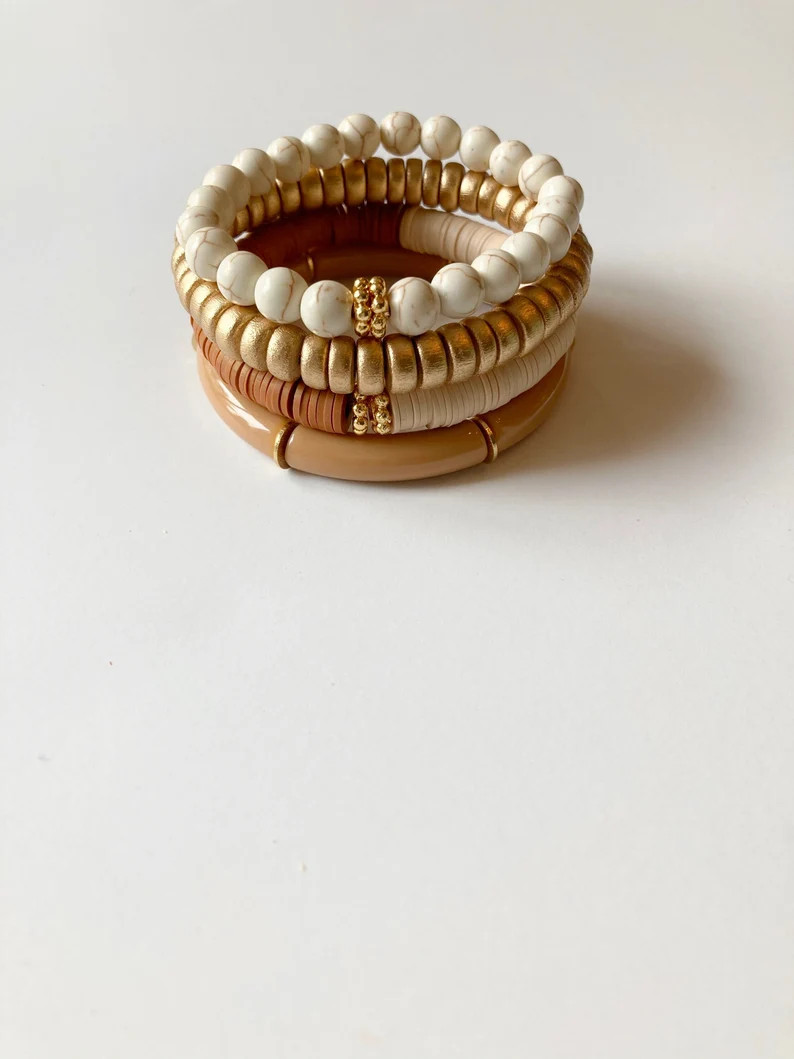 Read the full title
    The Caramel + Cream stack | Etsy (US)