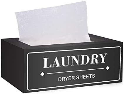 Dryer Sheet Holder Dispenser Container, Space Saving Laundry Room Organization and Storage, Farmh... | Amazon (CA)