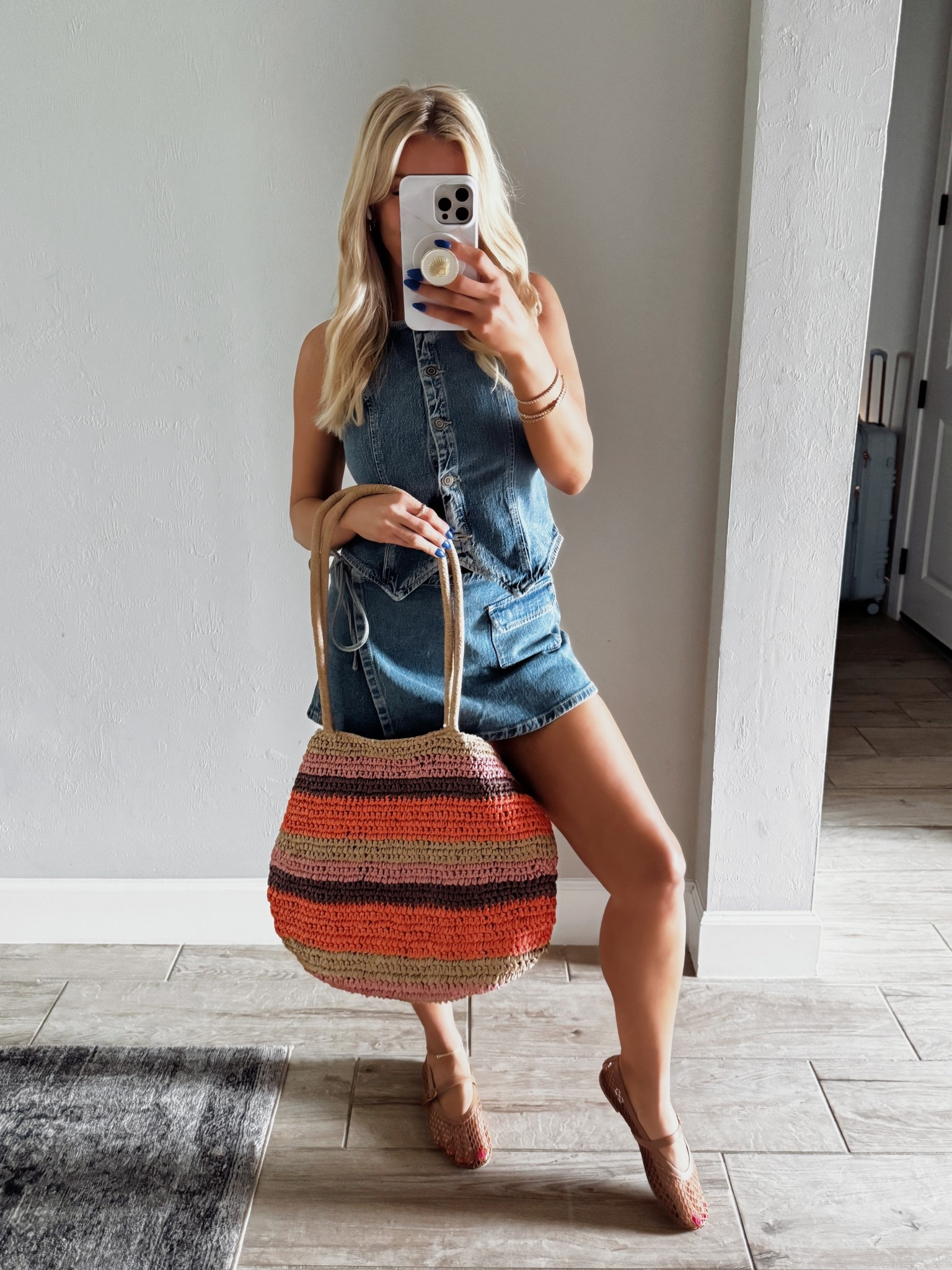 This denim set is from Walmart! I can’t believe it because it looks like Zara😱 I love the skort and the denim vest can be worn so many ways! 

Walmart outfit denim skort easy summer vacation outfits 

#LTKFestival #LTKootd