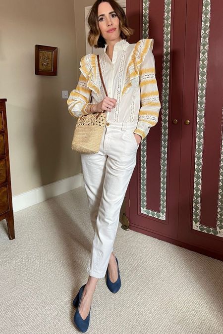 Styling blouses with white or denim jeans is a super simple way to elevate a casual-chic everyday look, perfect for errands, brunch and the office all at once! ☀️

#LTKworkwear #LTKstyletip #LTKSeasonal