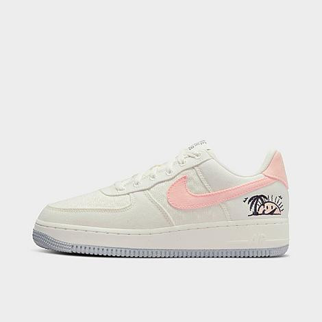 Nike Women's Air Force 1 '07 SE Sun Club Casual Shoes in White/Sail Size 9.5 Canvas | Finish Line (US)