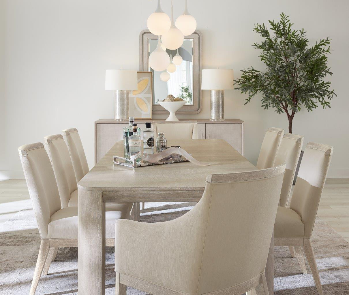 Modern Mood Leg Dining Room Set with 1-24 Inch Leaf Dining Table In Light Wood | 1stopbedrooms