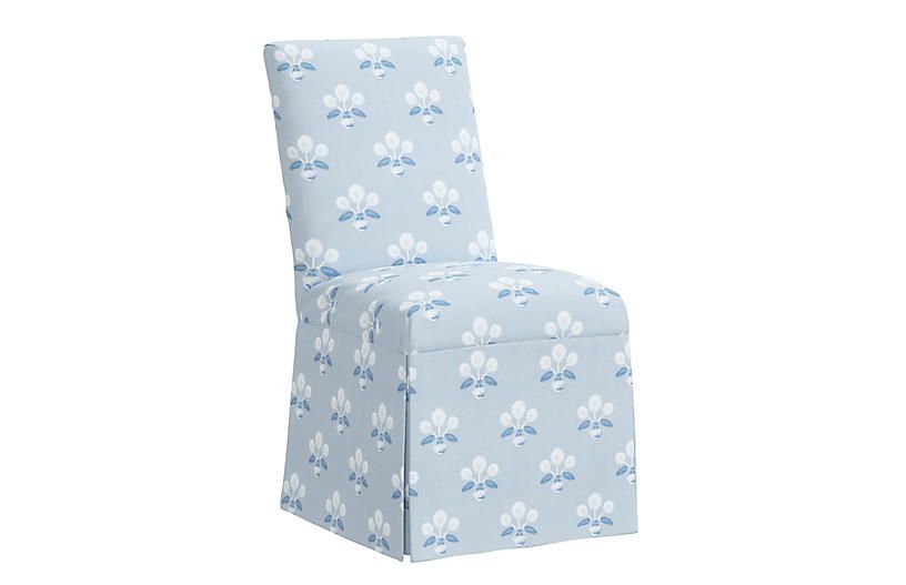 Owen Side Chair, Block Vase Floral Blue | One Kings Lane