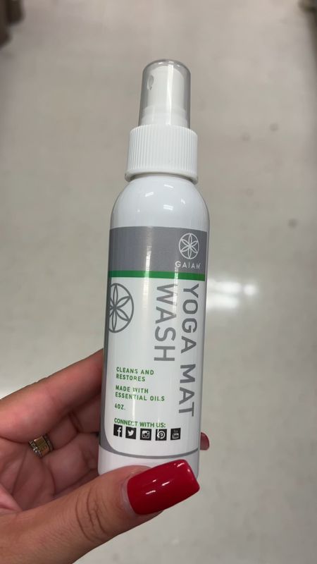 Alright, if you do yoga you need this yoga mat wash! It refreshes your may and is made with essential oils! #fitness #workout 

#LTKunder50 #LTKFind #LTKfit