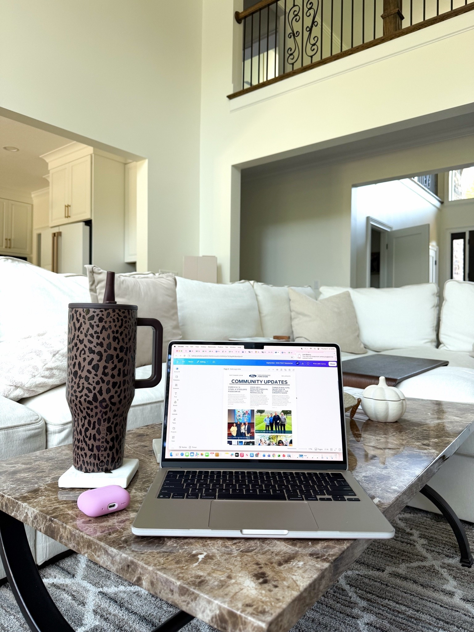 Working from the @lovesac today 💻