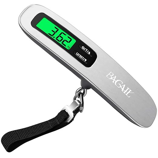 BAGAIL Digital Luggage Scale, Hanging Baggage Scale with Backlit LCD Display, Travel Weight Scale... | Amazon (US)