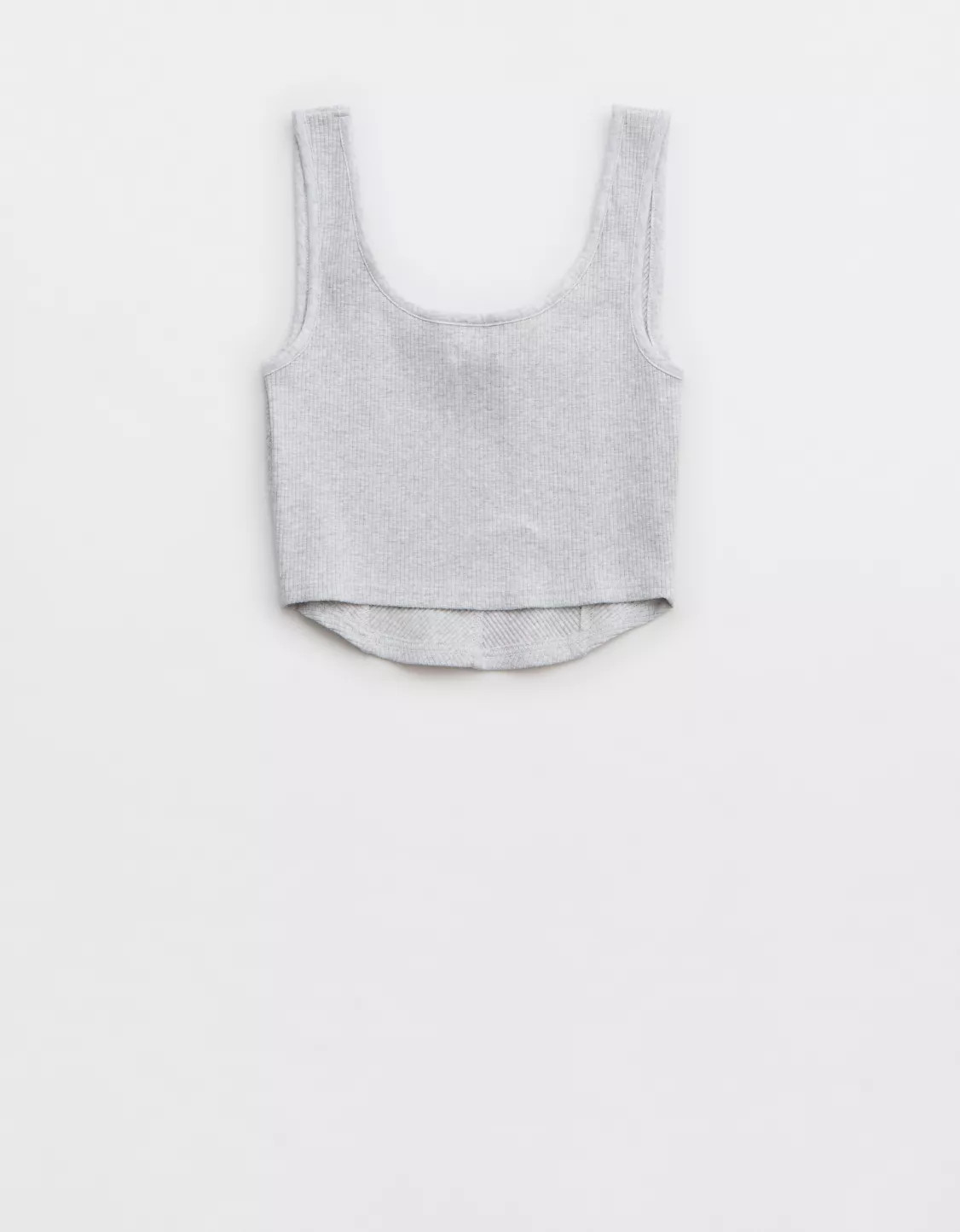 Aerie Cropped Ribbed Corset Tank Top | American Eagle Outfitters (US & CA)