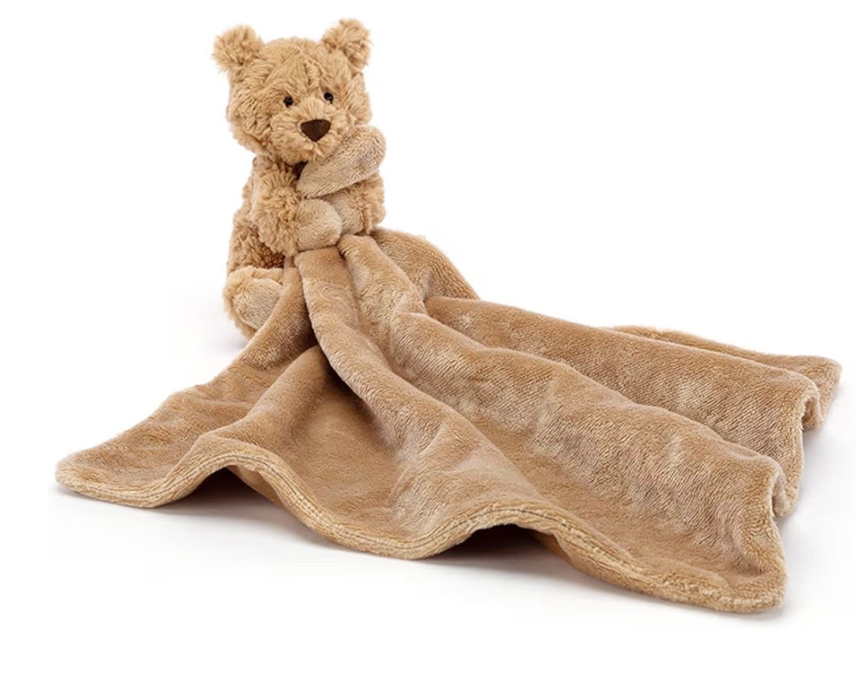 Jellycat Bartholomew Bear Soother, 13.5 inches - Security Blanket & Lovey for Babies - Baby Gift

#LTKmomlife #LTKKids #LTKBaby