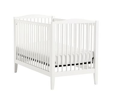 Emerson Convertible Crib, Simply White, Flat Rate | Pottery Barn Kids