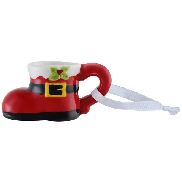 Mr. Christmas 1.5" Miniature Boot Mug Ornament Decoration, Red - Walmart.com | Walmart (US)
