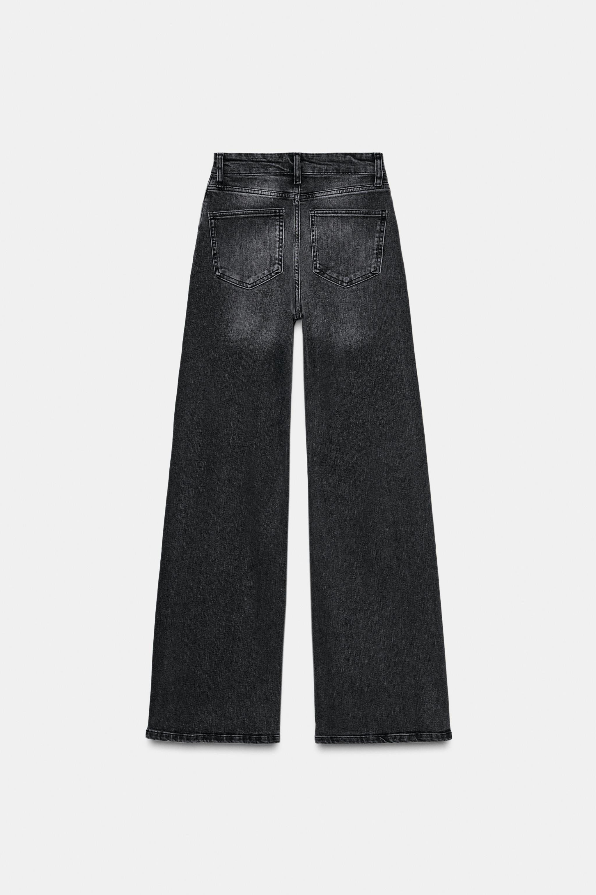 ZW COLLECTION HIGH-WAIST WIDE LEG JEANS | Zara US