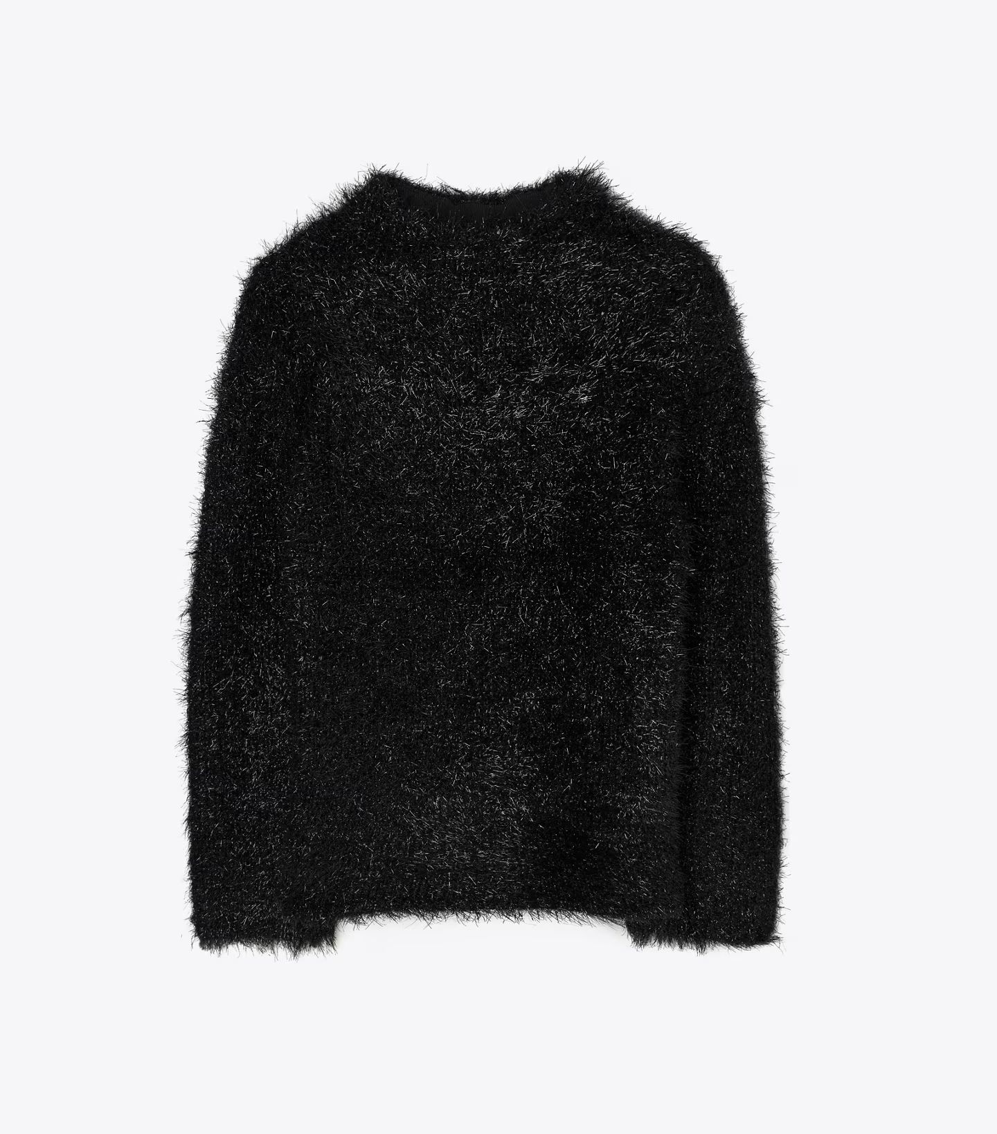 Tinsel Mockneck Sweater: Women's Designer Sweaters | Tory Burch | Tory Burch (US)