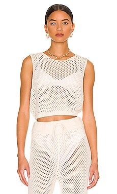 WeWoreWhat Crochet Crop Top in Off White from Revolve.com | Revolve Clothing (Global)
