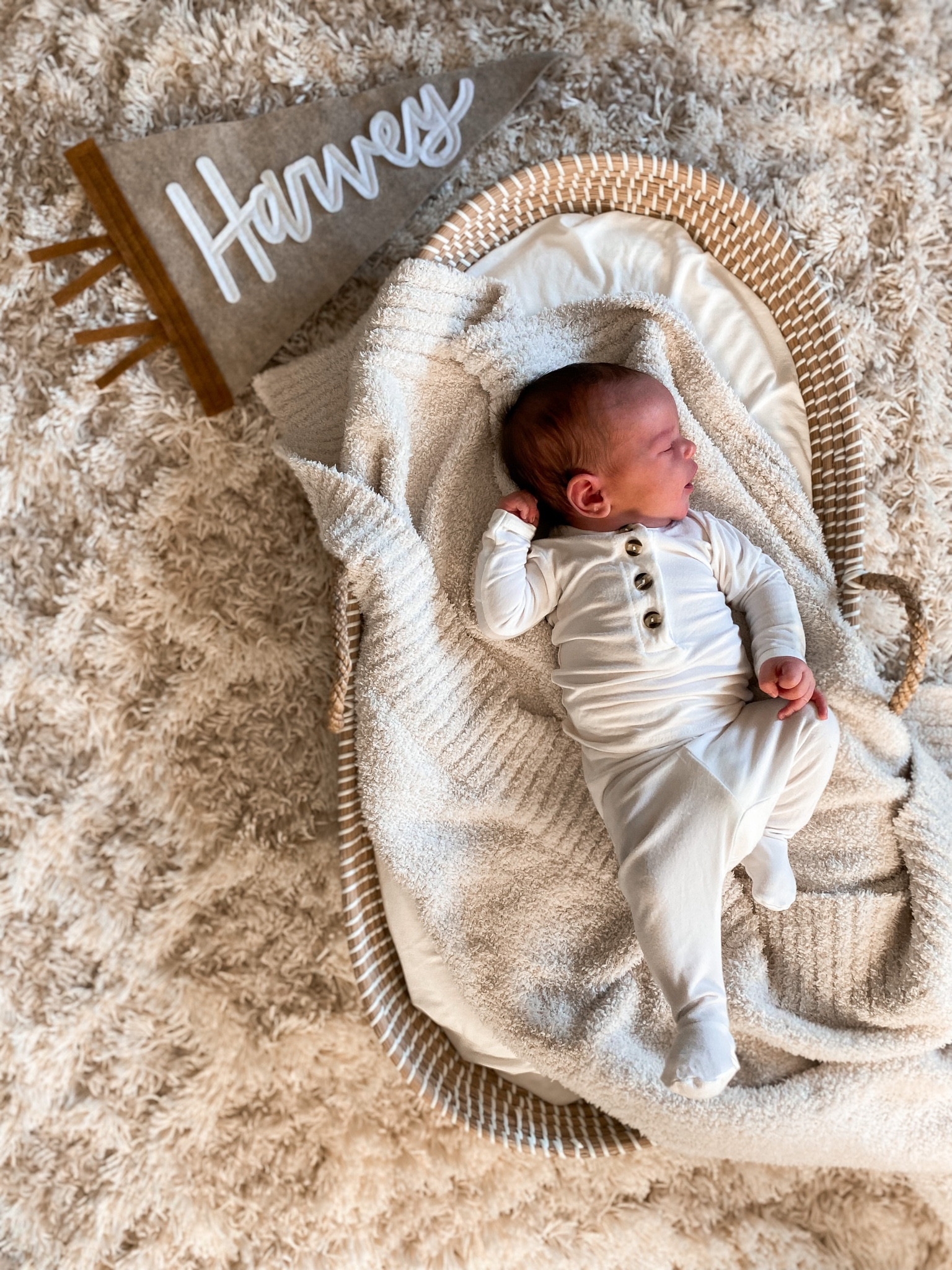 Baby boy neutral nursery 🤍

Baby boy / mama / boy nursery / pregnancy / postpartum / bump friendly / neutral nursery / nursery rug / Lou Lou / Lou Lou and company / Moses basket / newborn photos / newborn sign / nursery name sign 

#LTKbaby #LTKbump #LTKhome