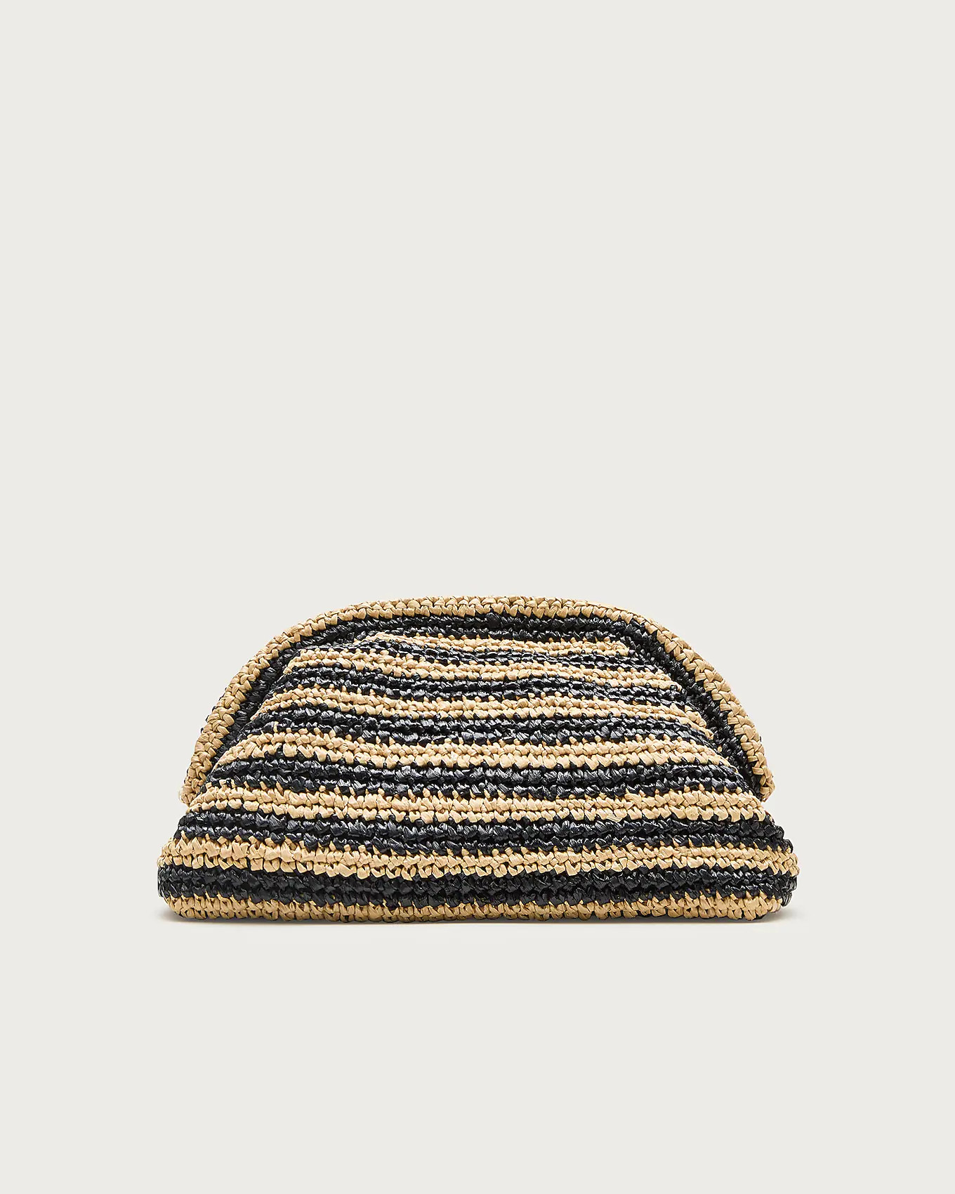 Portofino handknotted clutch in stripe | J. Crew US