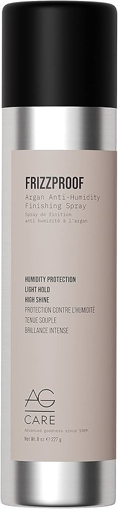 AG Care Frizzproof Argan Anti-Humidity Finishing Spray, 8 Oz | Amazon (US)
