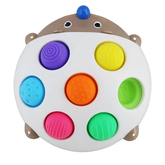 Spark Create Imagine Hedgehog Popper Sensory Learning Fidget Toy Push Pop Travel Fun | Walmart (US)