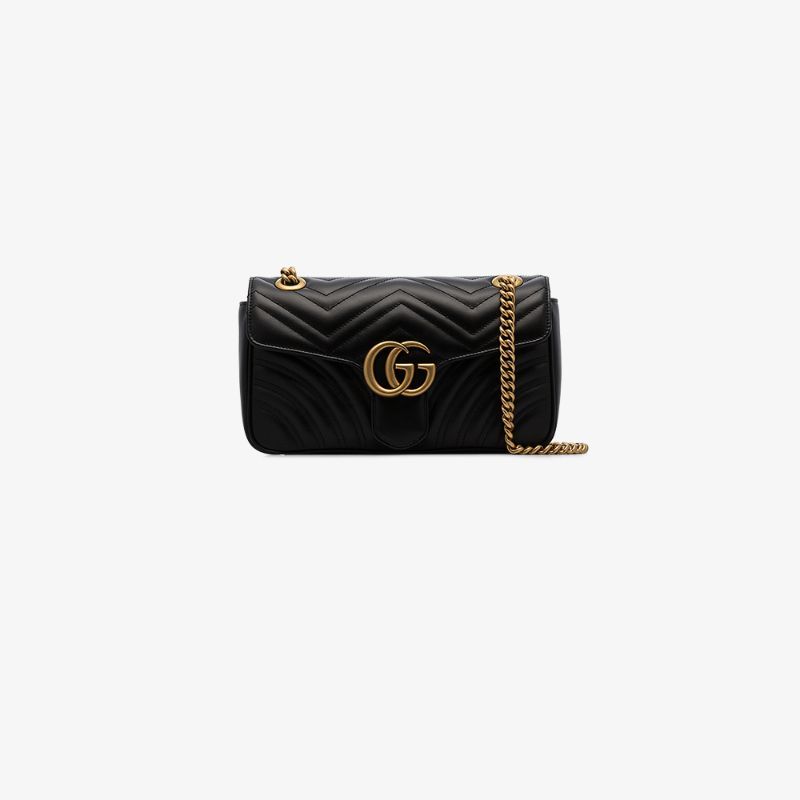 Gucci GG Marmont small matelassé shoulder bag | Browns Fashion