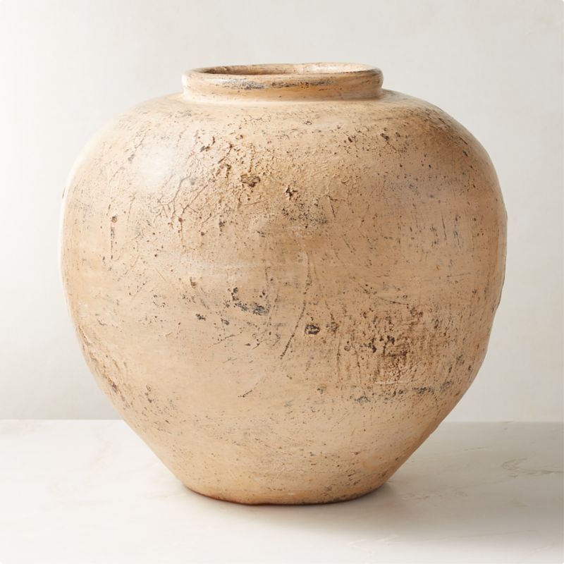 Sima Terracotta Vase + Reviews | CB2 | CB2