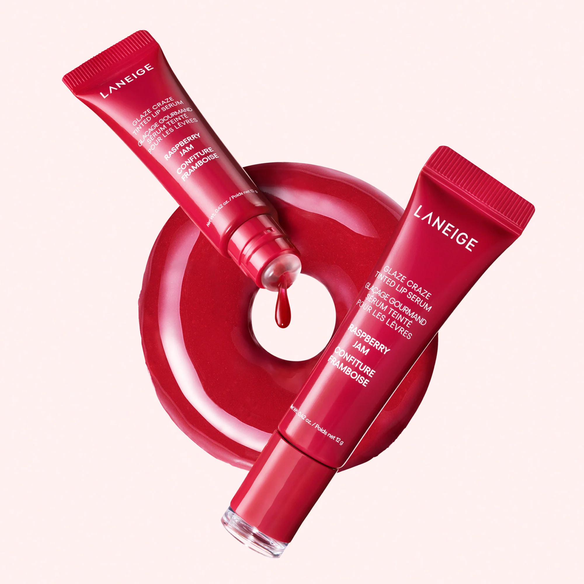 Glaze Craze Tinted Lip Serum - RASPBERRY JAM (SHEER RED) | Laneige (US)