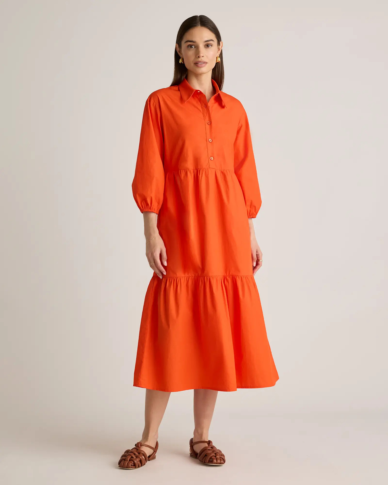 100% Organic Cotton Midi Tunic Dress | Quince