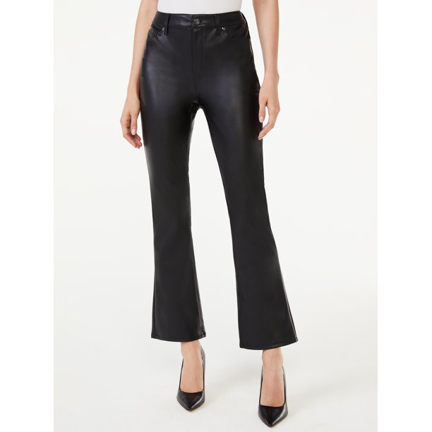 Scoop Women's Ankle Crop Flare Jeans - Walmart.com | Walmart (US)