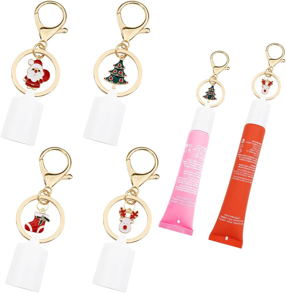 TTYY 4 PCS Lip Gloss Keychain for Summer Fridays 0.5 Oz, Chapstick Holder for LANGIGE 0.35 oz Chr... | Amazon (US)