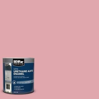 1 qt. #M150-3 Apple Blossom Satin Enamel Urethane Alkyd Interior/Exterior Paint | The Home Depot