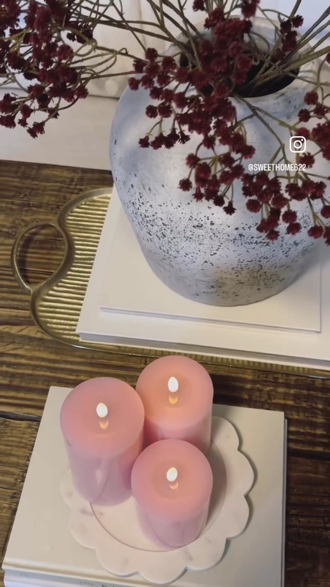 Candles and Christmas Decoration 