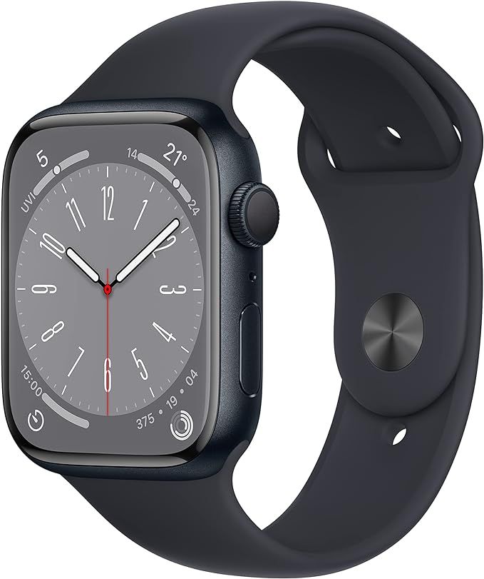 Apple Watch Series 8 [GPS 45mm] Smart Watch w/Midnight Aluminium Case with Midnight Sport Band. F... | Amazon (CA)