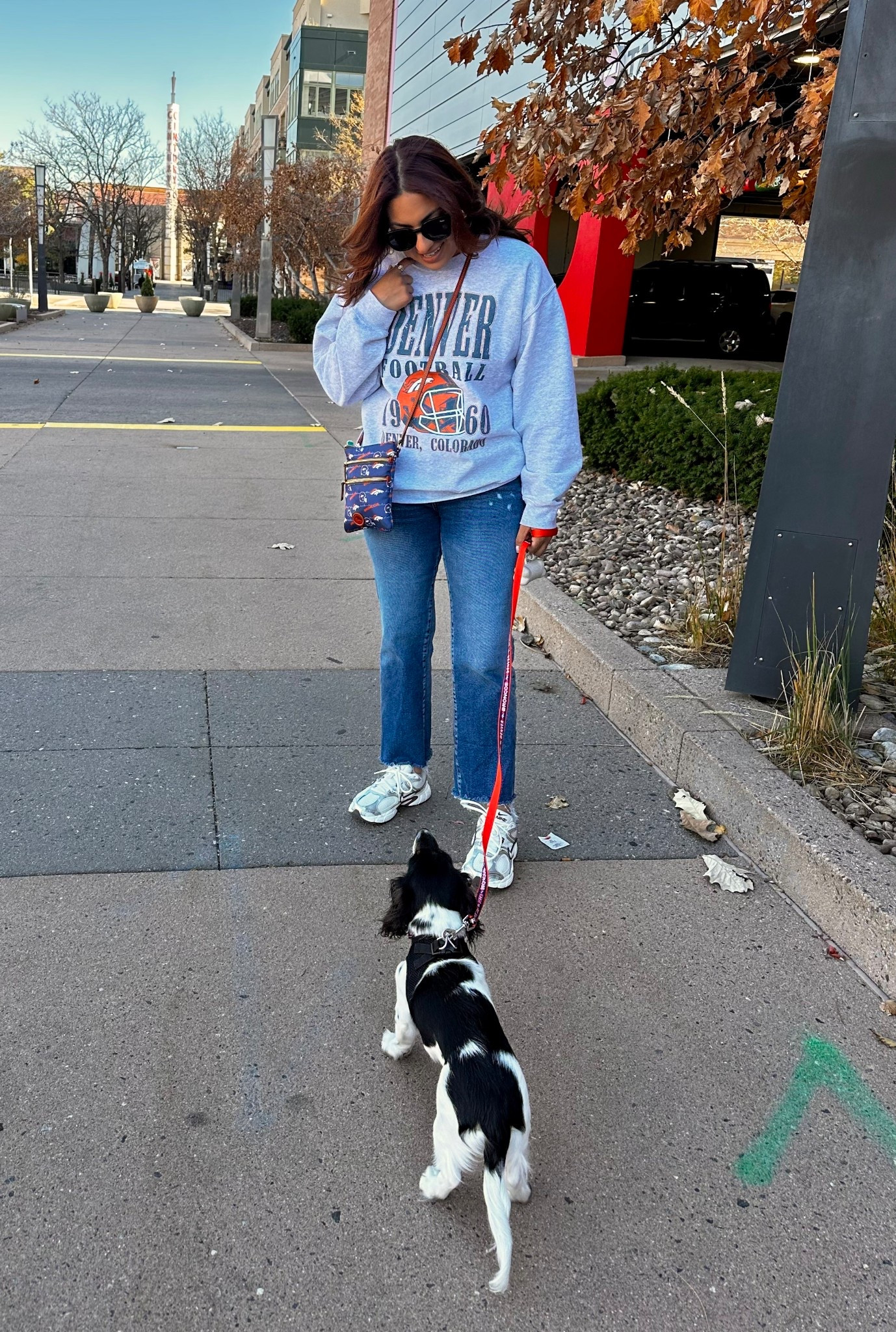 Just a mama and her fur baby 🫶🏼

#pets #dog #broncos #nike #denver #dachshund  

#LTKootd #LTKdayinmylife #LTKmomlife