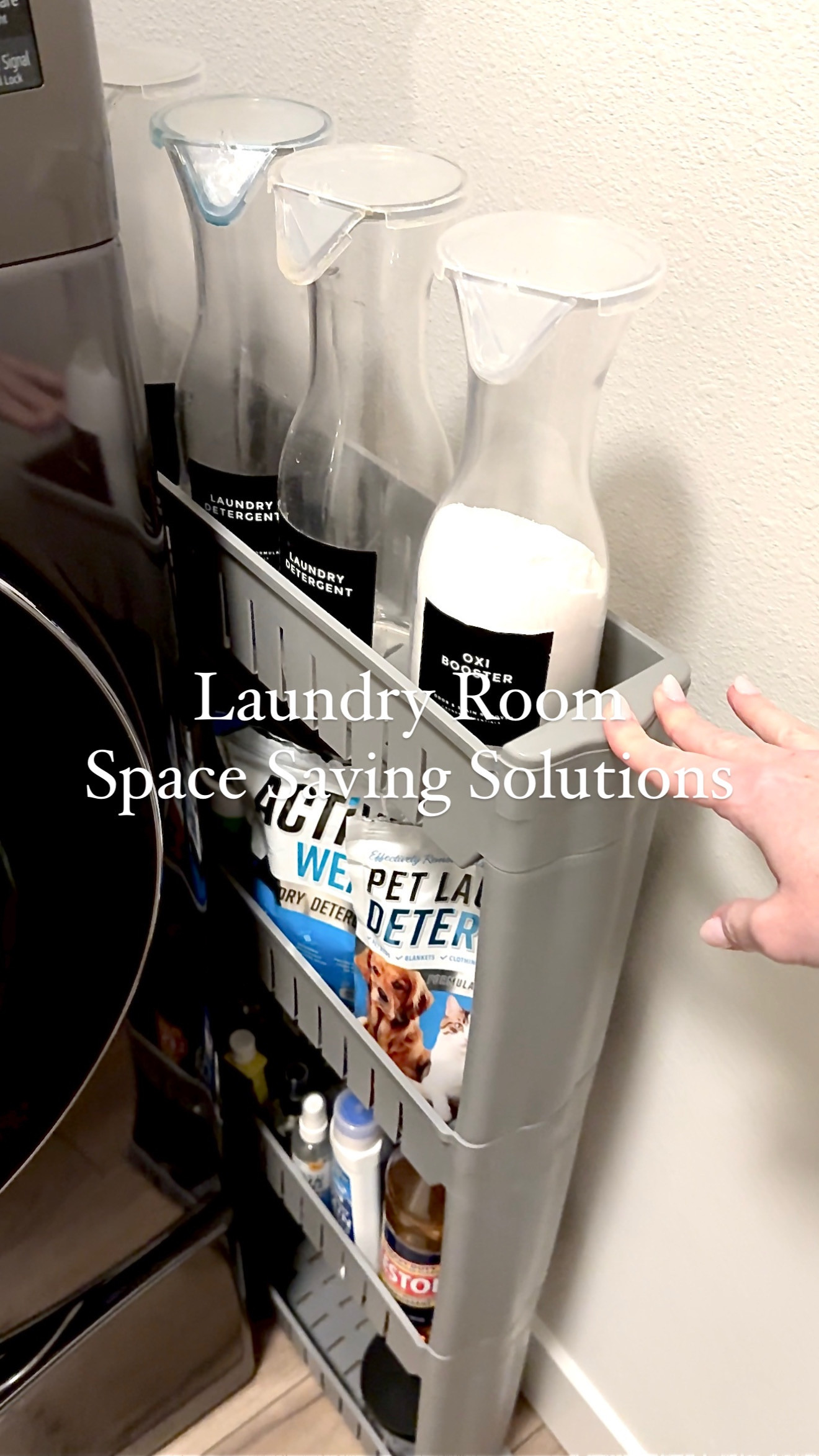 These space saving laundry room solutions are perfect for small spaces, extra storage, and an overall cleaner and less cluttered look! The cart is my favorite!!!!

#LTKWatchNow #LTKHome #LTKMostLoved