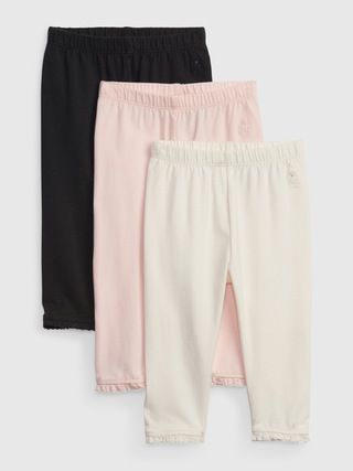 Baby Organic Cotton Mix and Match Leggings (3-Pack) | Gap (US)