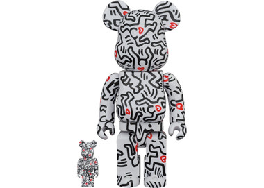 Bearbrick Keith Haring #8 100% & 400% Set