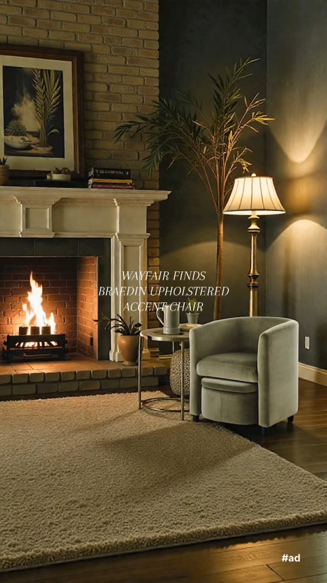 #AD Create a show-stopping living space with this curated Emerald Luxe upholstered accent chair by BRAEDIN. Rich green upholstery, warm gold accents, soft neutrals, and modern textures come together to deliver a high-end designer look—at an incredible price. Perfect for shoppers wanting cozy comfort with a touch of glamour, this collection transforms any room into an elevated, photo-worthy sanctuary. Style it your way for the holidays or year-round luxury. @Wayfair #WayfairCreator #WayfairFinds #Wayfair #AccentChair 

Comment “Accent” to receive the link to SHOP 🔗🛍️

#LTKHoliday #LTKSeasonal #LTKHome