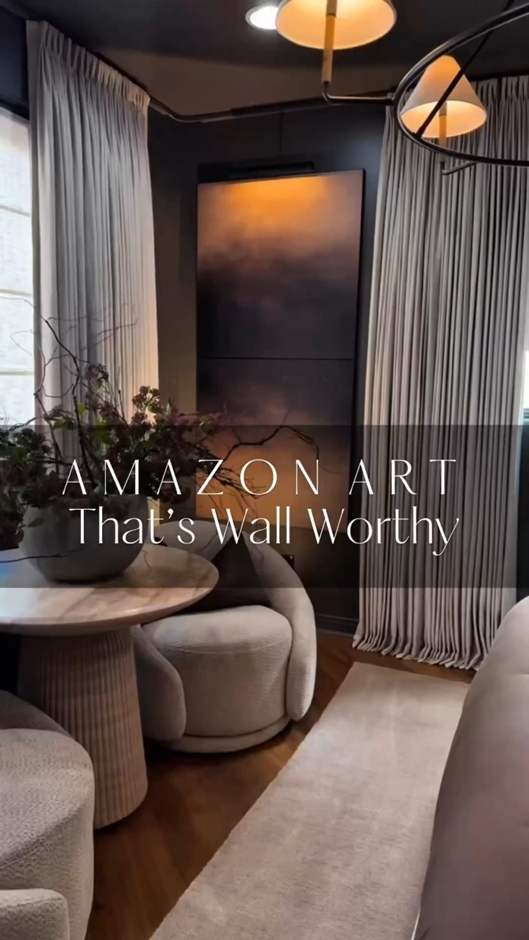Amazon art that’s wall worthy. 🤎These three art pieces surprised me! 

Two are rich, moody browns with a soft, muted landscape feel, and the third adds the perfect contrast with light beige and gray tones in a modern, contemporary design. They come in several different sizes as well. A high end look and feel on a budget. I love them! 😍 

#AmazonHome #AmazonArt #MoodyDecor #ModernWallArt #OversizedArt #BrownWallDecor #NeutralArt #LuxuryLookForLess #ContemporaryDecor #AffordableArt #MoodyArt 

#LTKStyleTip #LTKHome #LTKU