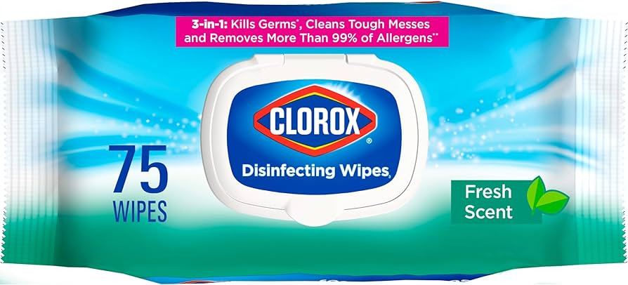 Clorox Disinfecting Wipes, Cleaning Wipes Flex Pack, Fresh Scent, 75 Count (Pack May Vary) | Amazon (US)