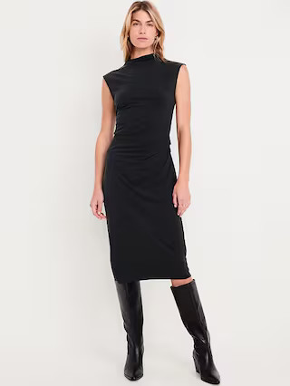 Ruched Midi Dress | Old Navy (US)