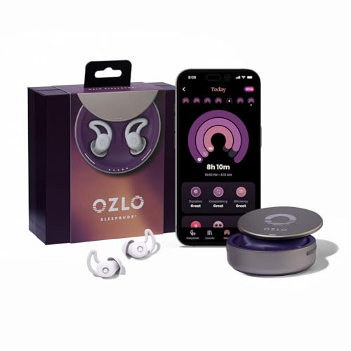 Ozlo Sleepbuds® | Comfortable Side Sleeper Headphones | Up to 10 Hours of Bluetooth LE Streaming | Science-Backed Sleep Sounds | Snore Blocking Earbuds | Amazon (US)